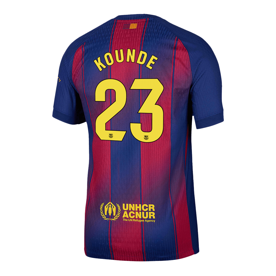 Barcelona Player Version Trikot Heim 2025/26 KOUNDE #23 Slim Fit