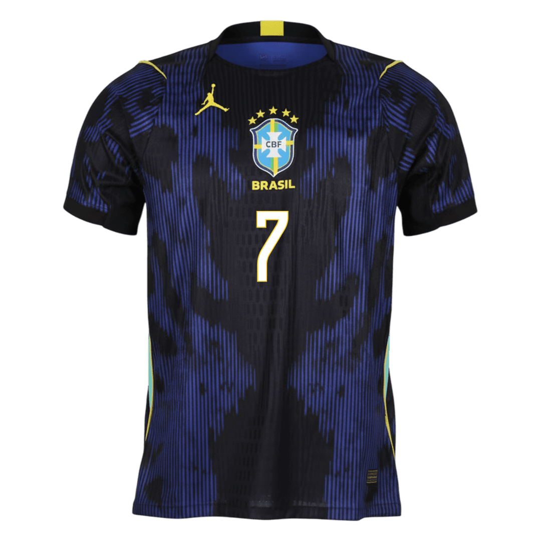 Brazil World Cup Player Version Trikot Auswärts 2026 VINI JR. #7 Slim Fit