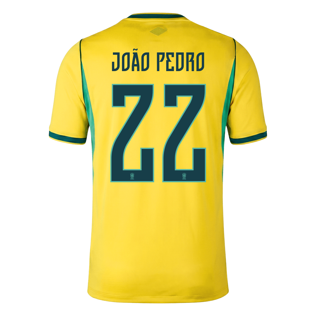 Brazil World Cup Trikot Heim 2026 JOÃO PEDRO #22