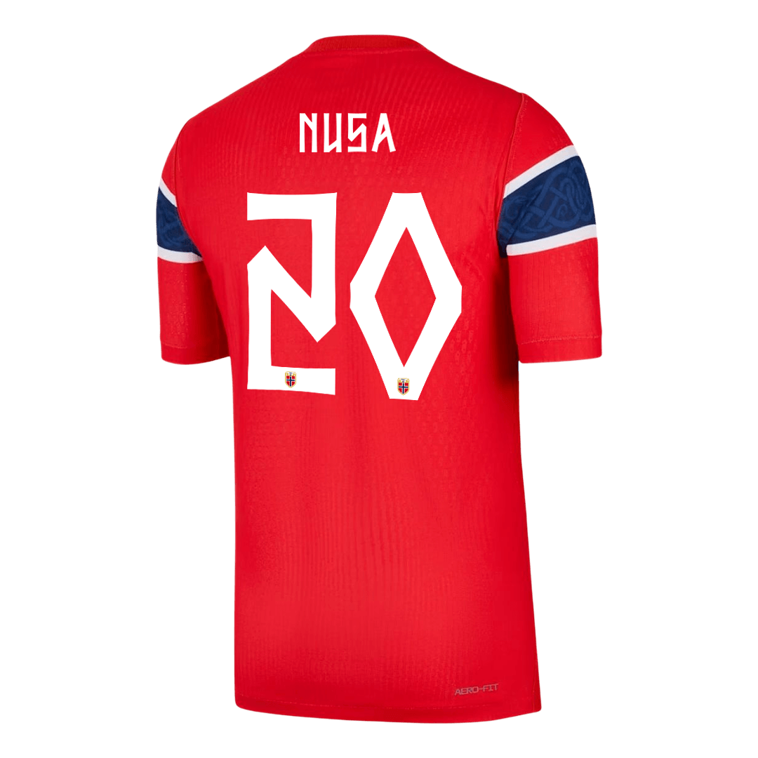 Norway World Cup Player Version Trikot Heim 2026 NUSA #20 Slim Fit