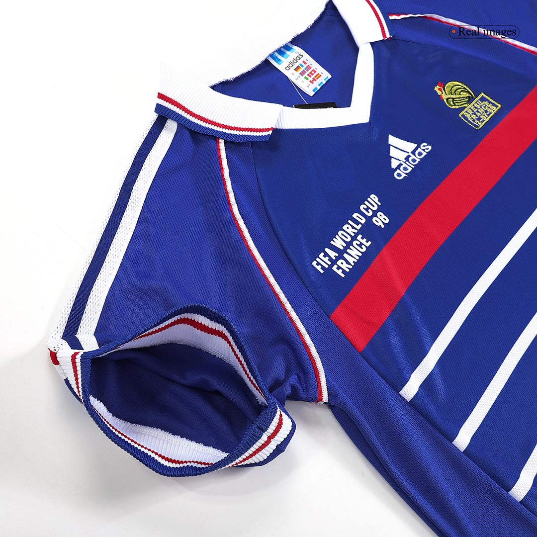 France World Cup Retro Trikot Heim 1998 ZIDANE #10