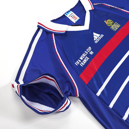 France World Cup Retro Trikot Heim 1998 ZIDANE #10