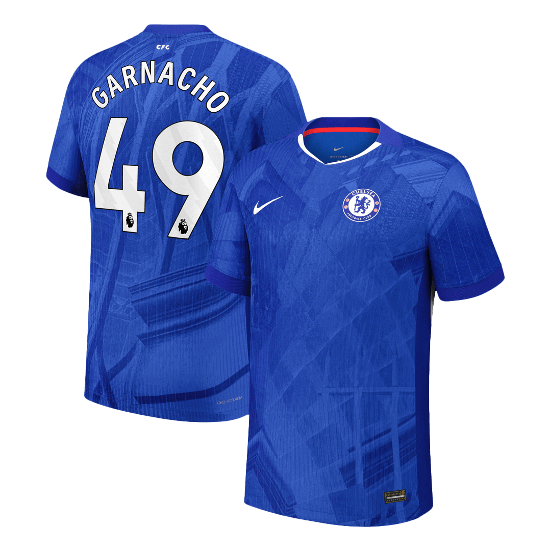 Chelsea Player Version Trikot Heim 2025/26 GARNACHO #49 Slim Fit