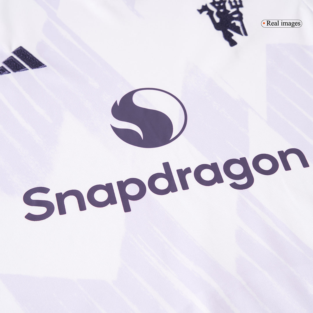 ManU Kinder Trikot Komplett-Set Auswärts 2025/26