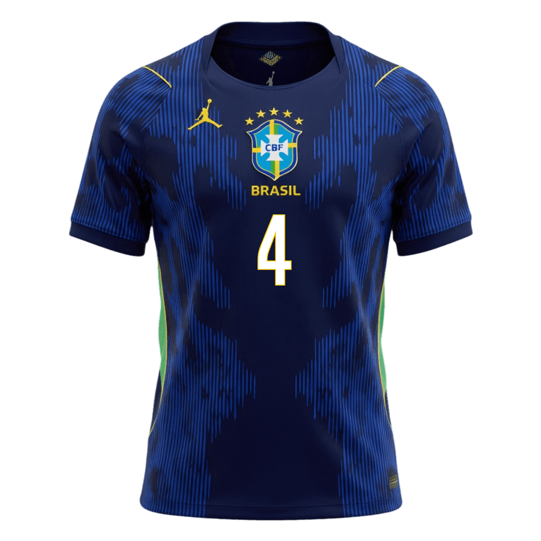 Brazil World Cup Trikot Auswärts 2026 MARQUINHOS #4