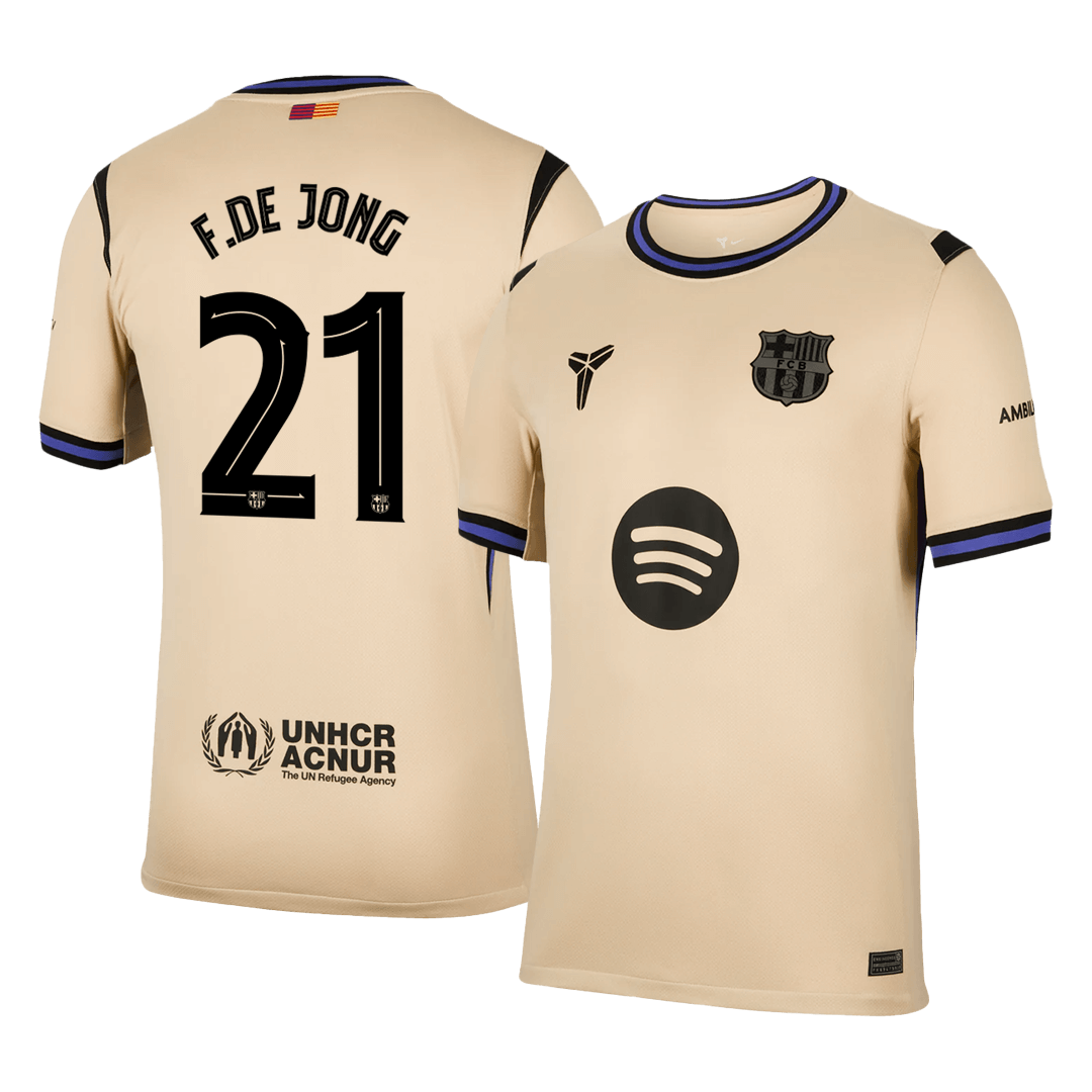 Barcelona Trikot Auswärts 2025/26 UCL F.DE JONG #21