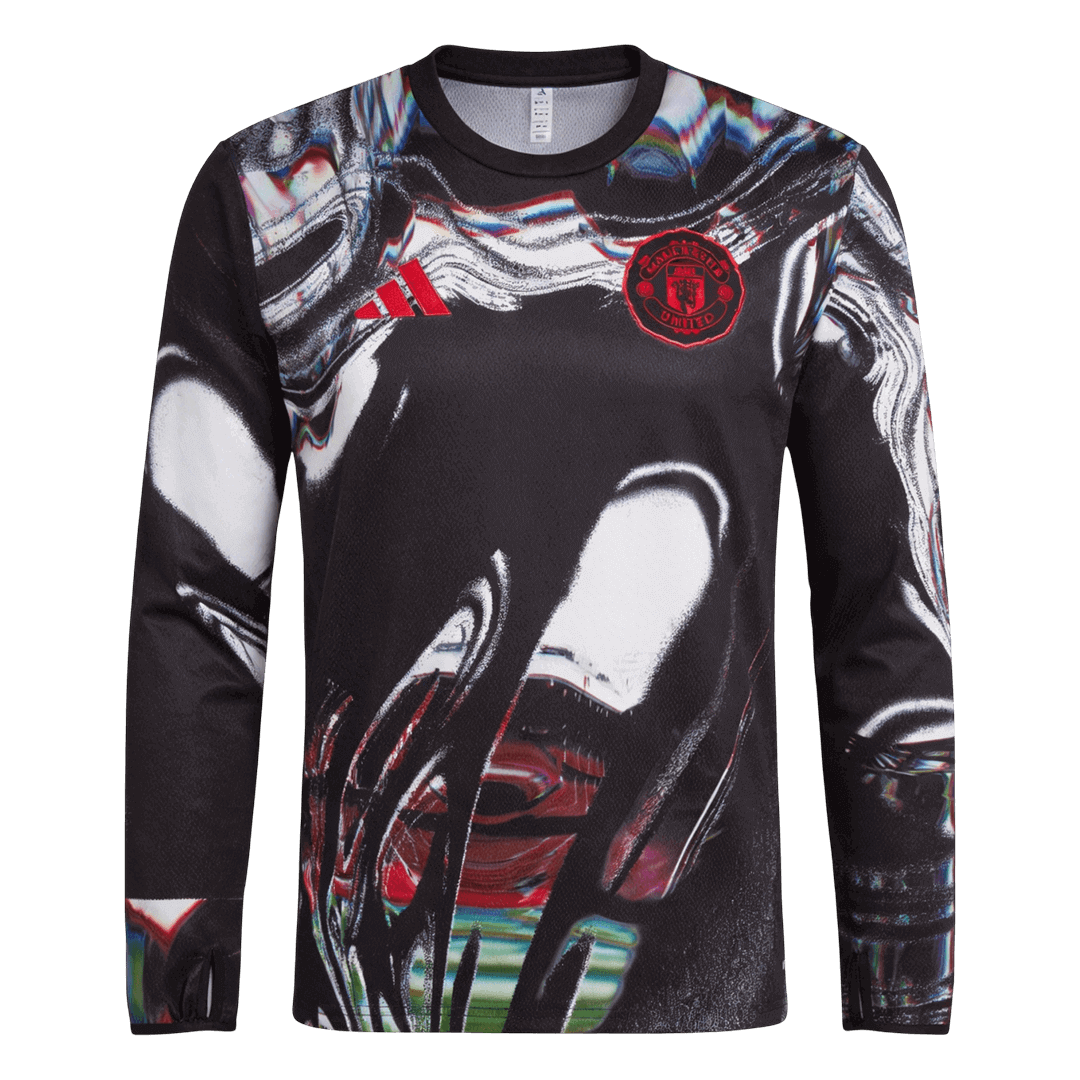 ManU Langarm Trikot Pre-Match 2025/26
