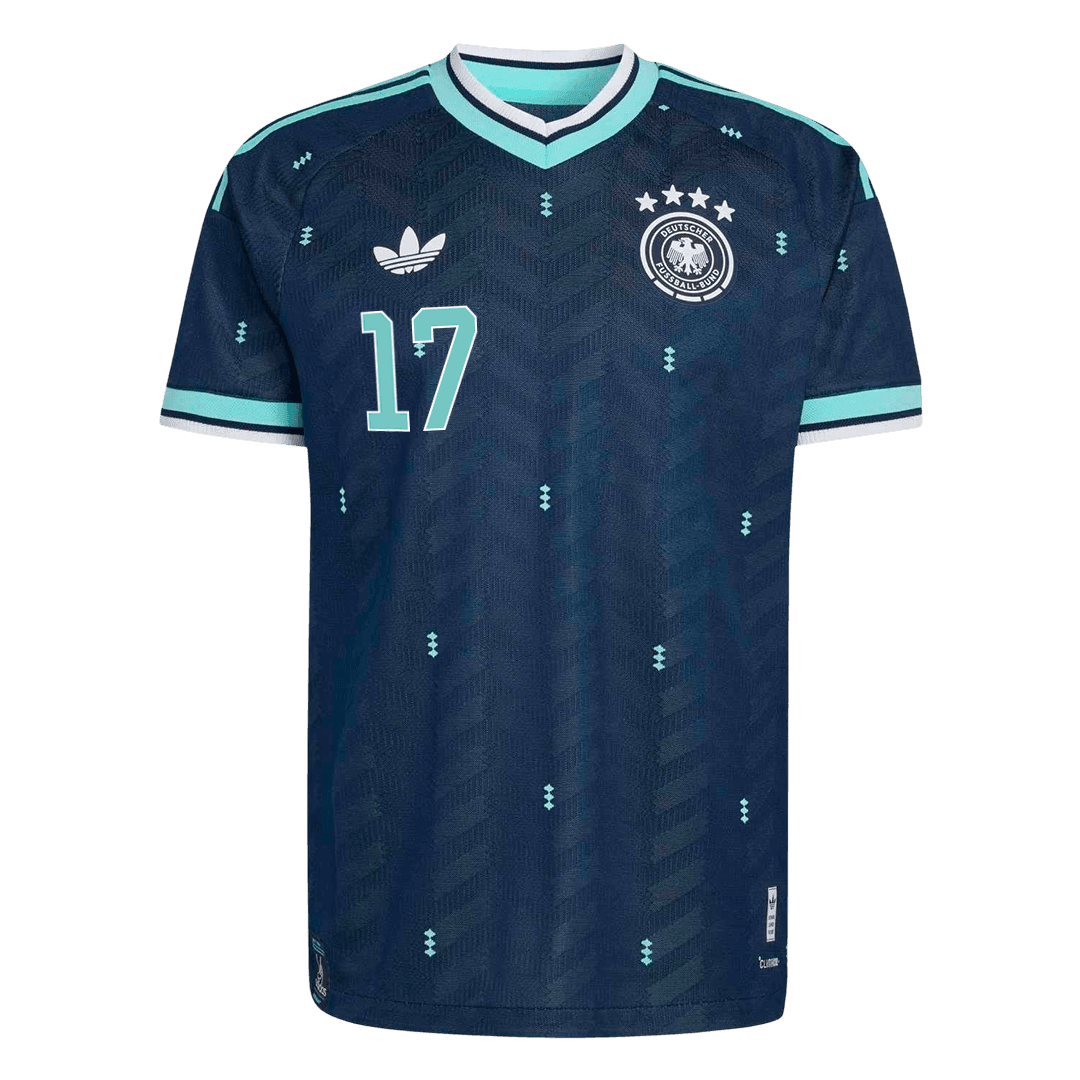Germany World Cup Player Version Trikot Auswärts 2026 WIRTZ #17 Slim Fit