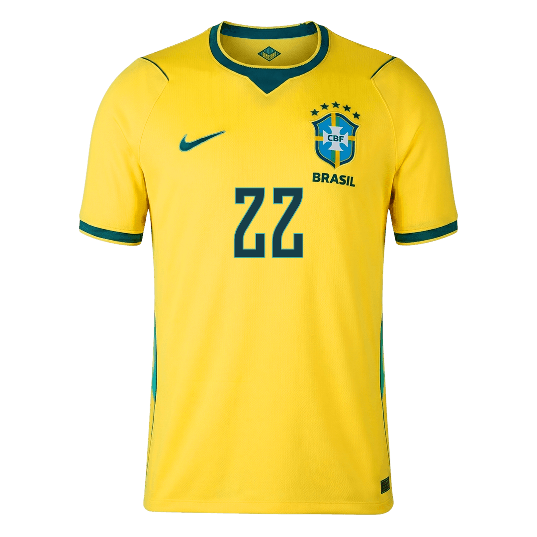Brazil World Cup Trikot Heim 2026 JOÃO PEDRO #22