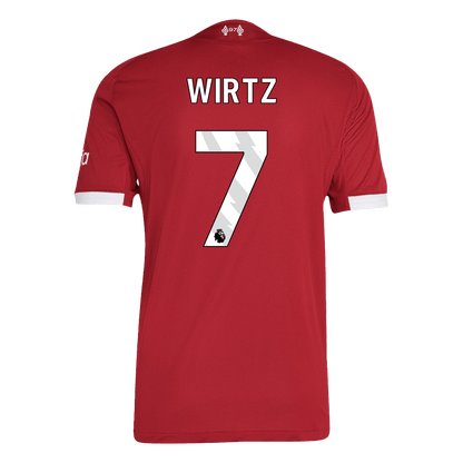 Liverpool Player Version Trikot Heim 2025/26 WIRTZ #7 Slim Fit
