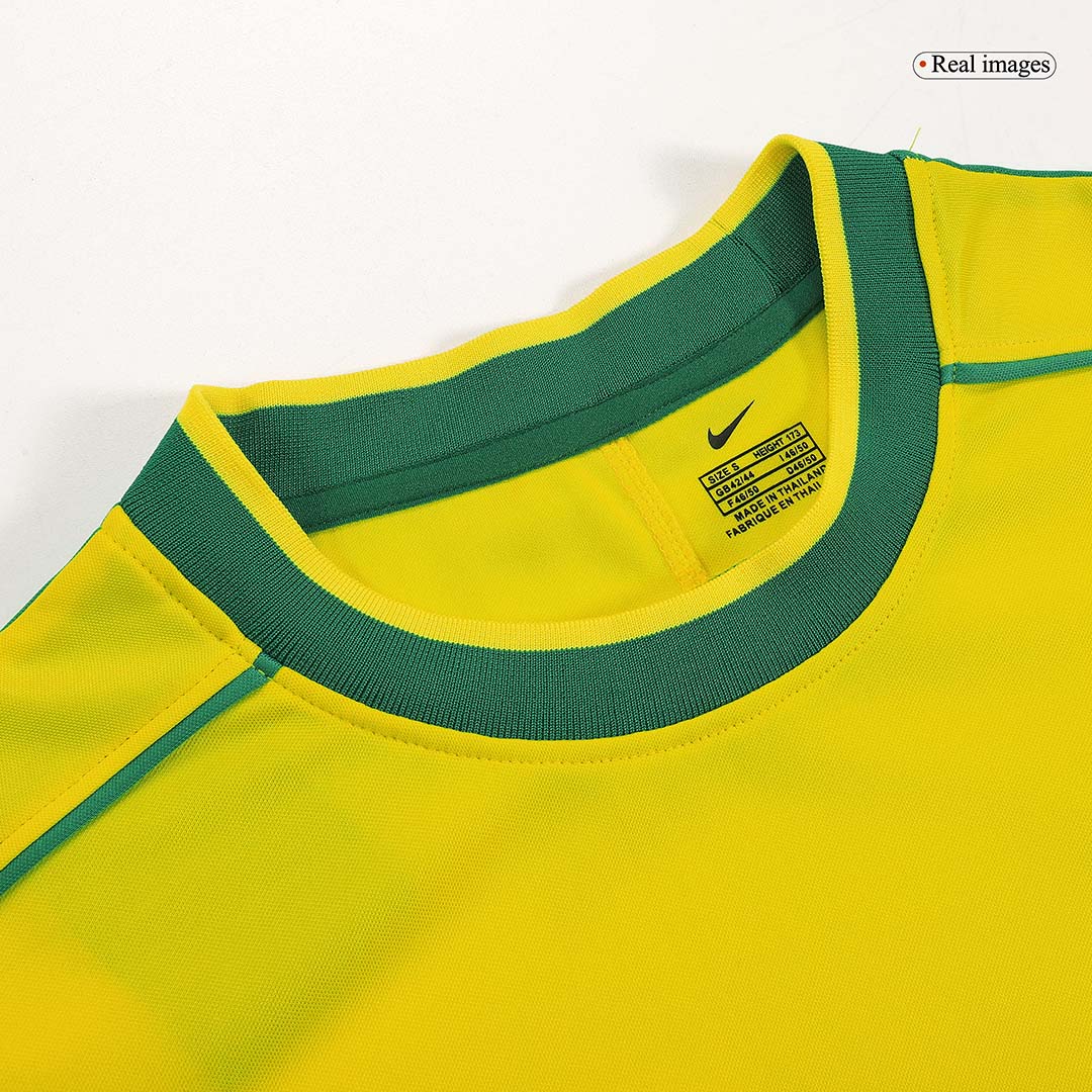 Brazil World Cup Retro Trikot Heim 1998 RIVALDO #10