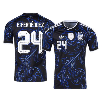 Argentina World Cup Trikot Auswärts 2026 E. FERNÁNDEZ #24