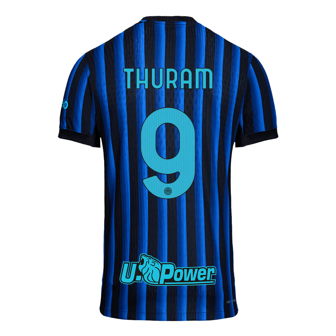 Inter Milan Player Version Trikot Heim 2025/26 THURAM #9 Slim Fit