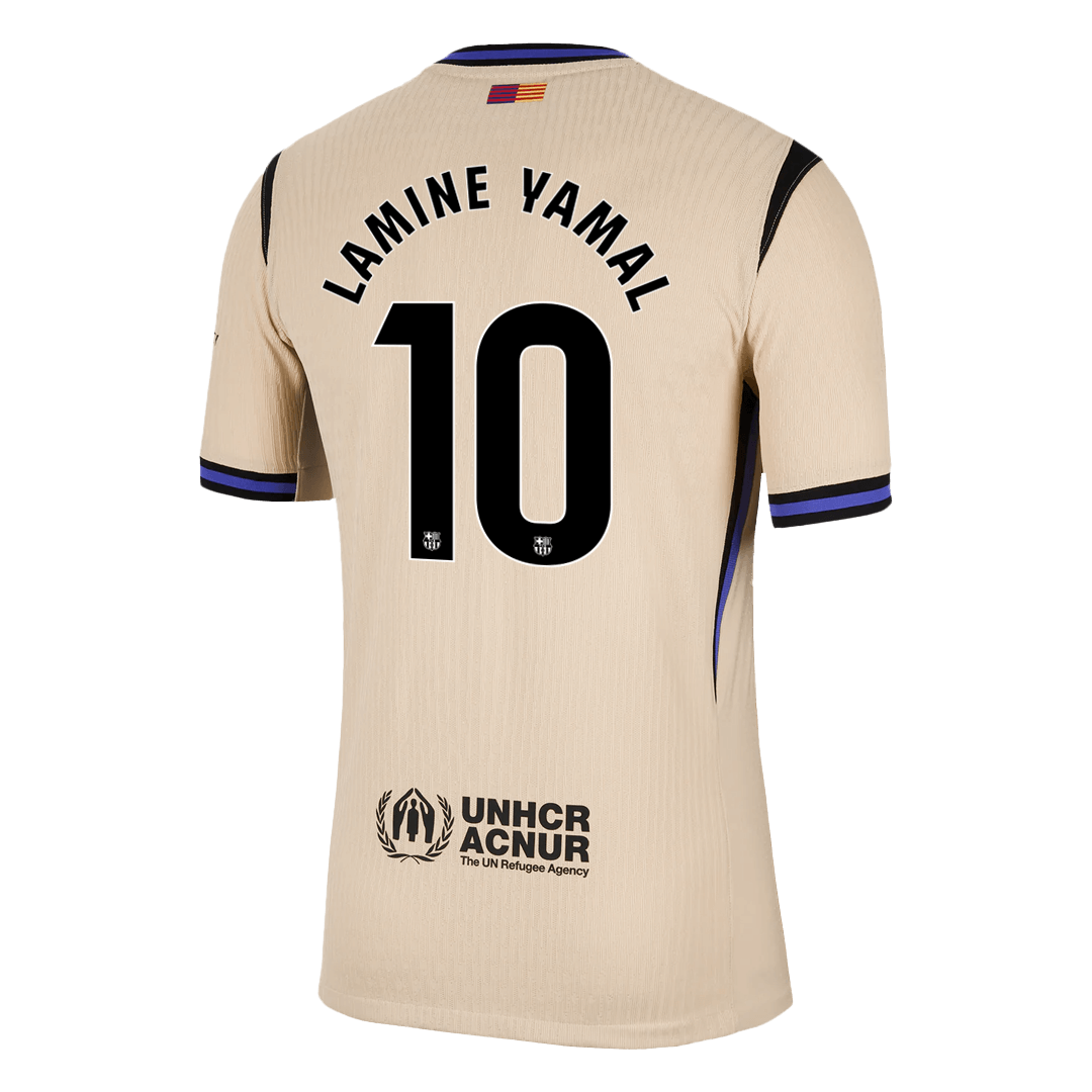 Barcelona Player Version Trikot Auswärts 2025/26 LAMINE YAMAL #10 Slim Fit