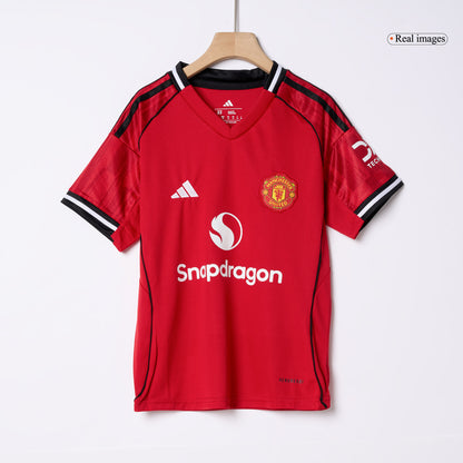 ManU Kinder Trikot Komplett-Set Heim 2025/26