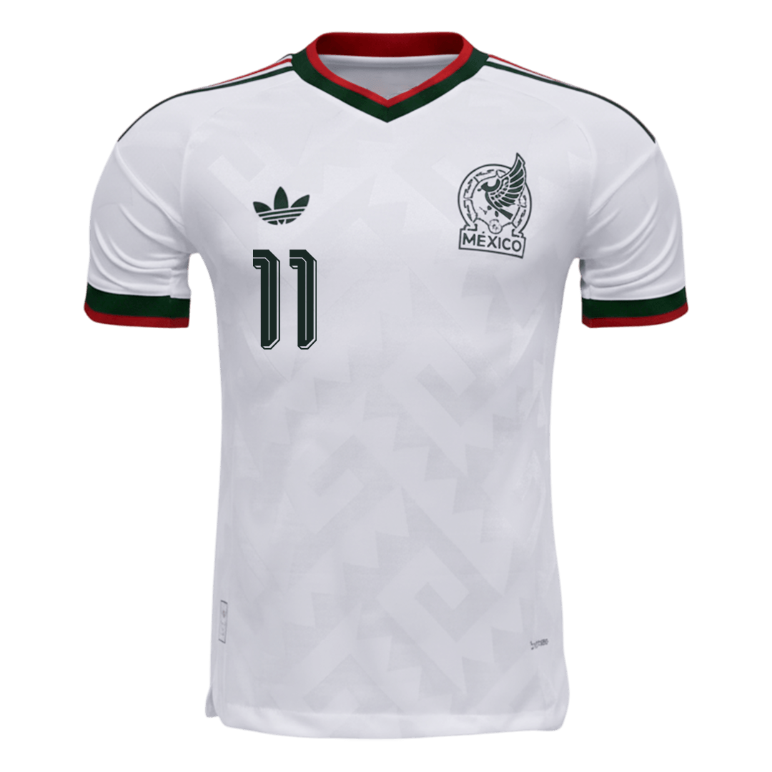 Mexico World Cup Player Version Trikot Auswärts 2026 S.GIMENEZ #11 Slim Fit