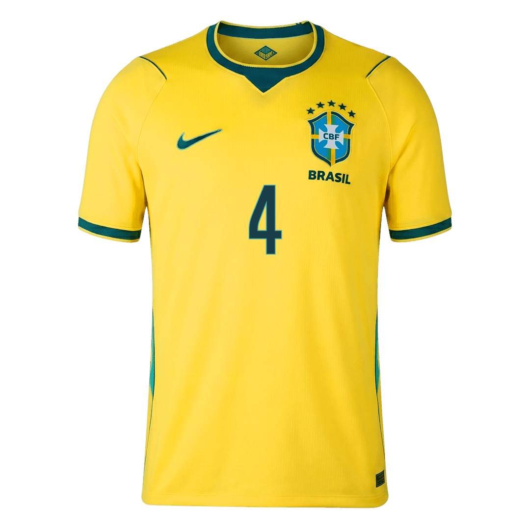 Brazil World Cup Trikot Heim 2026 MARQUINHOS #4