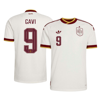 Spain World Cup Player Version Trikot Auswärts 2026 GAVI #9 Slim Fit