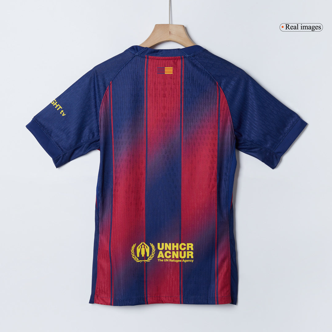Barcelona Player Version Trikot Heim 2025/26 LAMINE YAMAL #10 Slim Fit