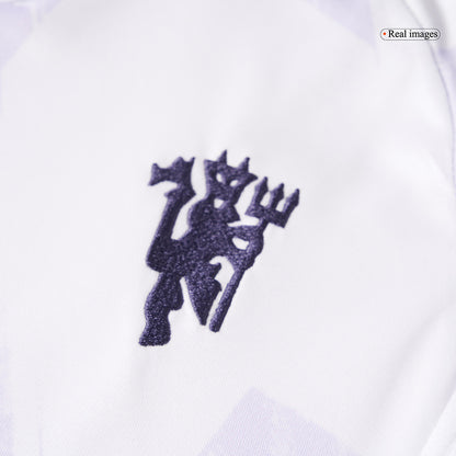 ManU Kinder Trikot Komplett-Set Auswärts 2025/26