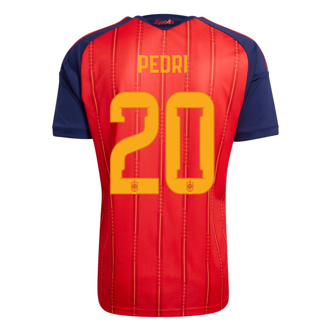 Spain World Cup Trikot Heim 2026 PEDRI #20 [PREMIUM]