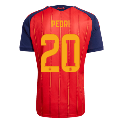 Spain World Cup Trikot Heim 2026 PEDRI #20 [PREMIUM]