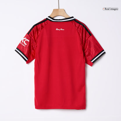 ManU Kinder Trikot Komplett-Set Heim 2025/26