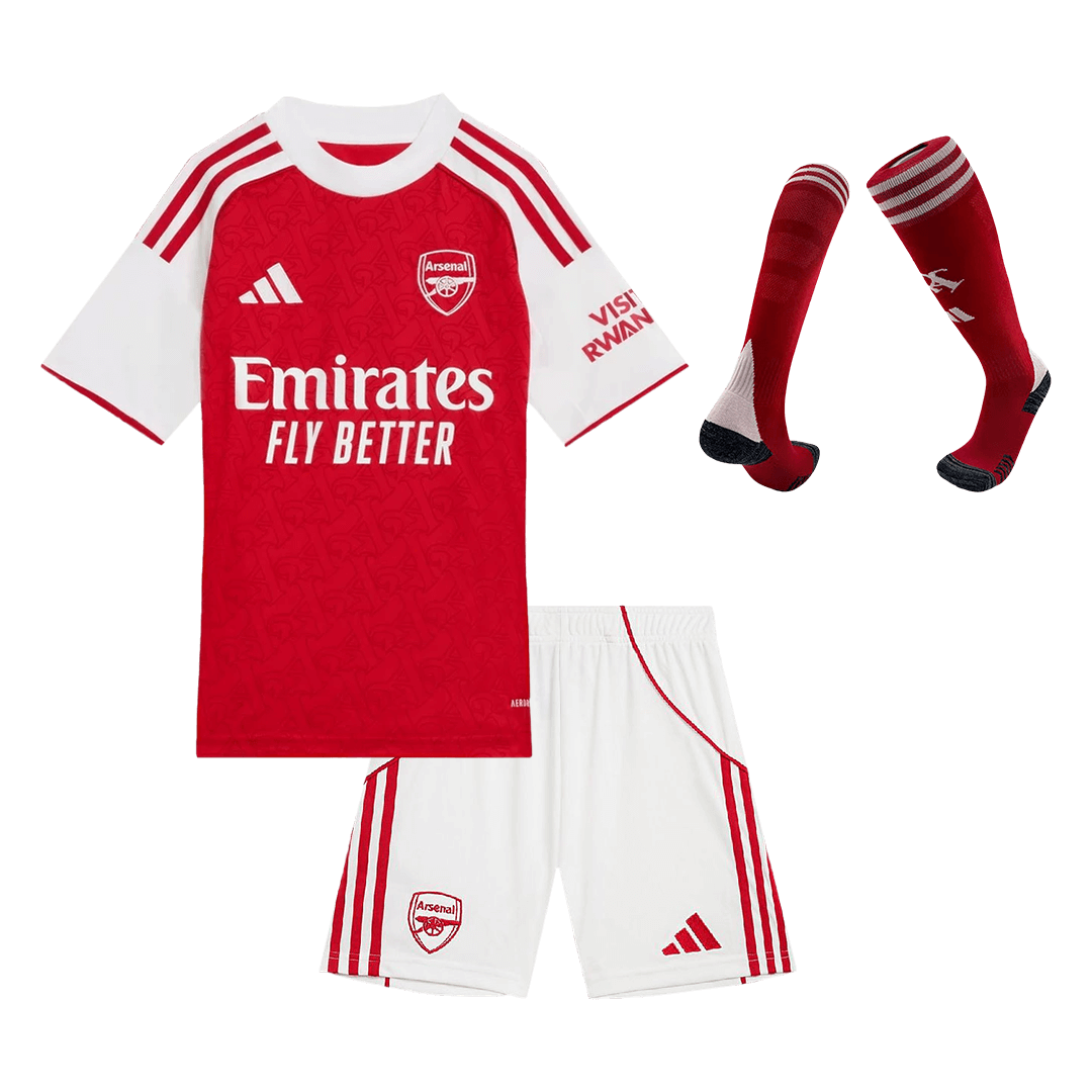 Die Gunners Kinder Trikot Komplett-Set Heim 2025/26