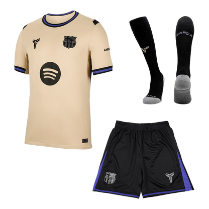 Barcelona Trikot Komplett-Set Auswärts 2025/26