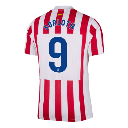 Atletico Madrid Player Version Trikot Heim 2025/26 SØRLOTH #9 Slim Fit