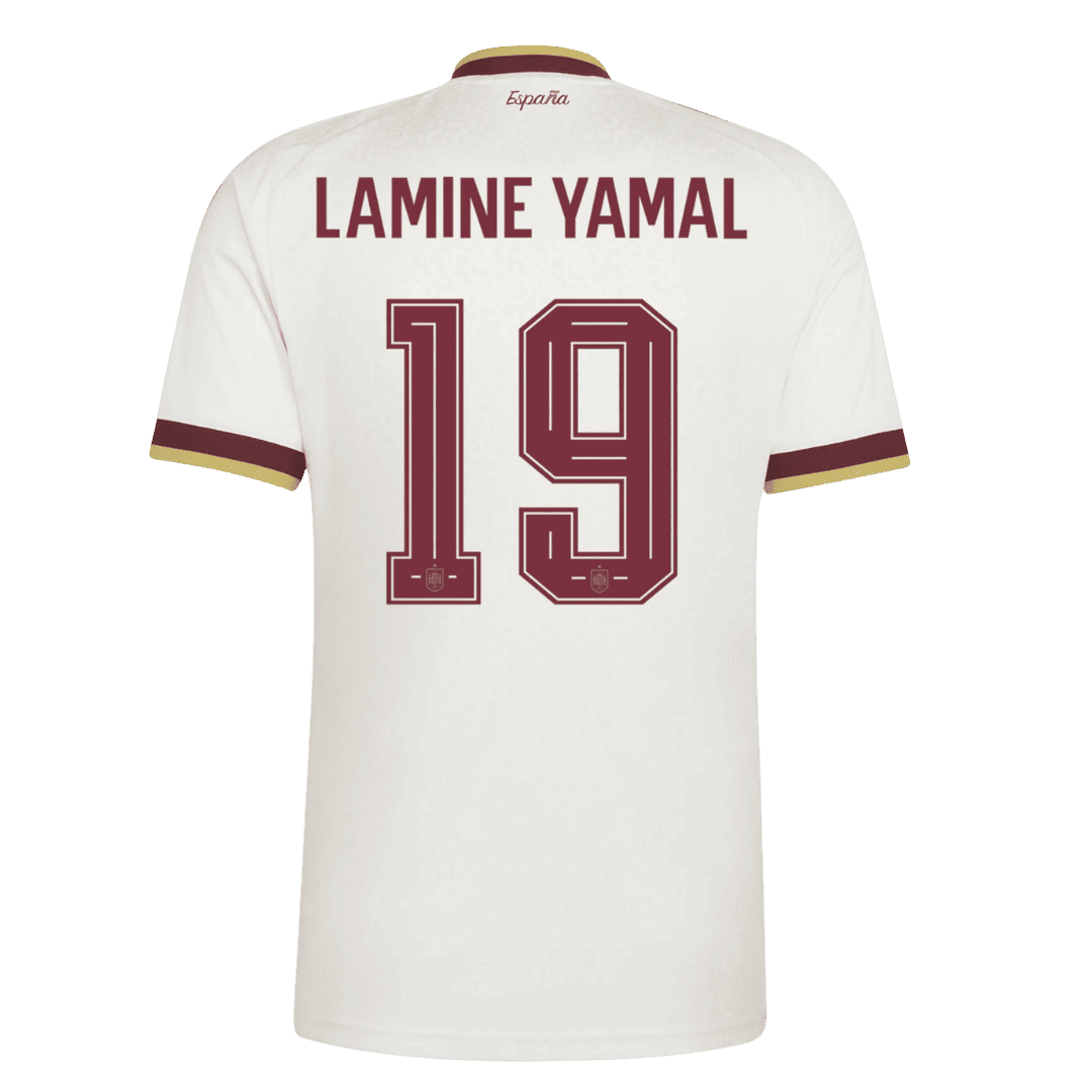 Spain World Cup Trikot Auswärts 2026 LAMINE YAMAL #19