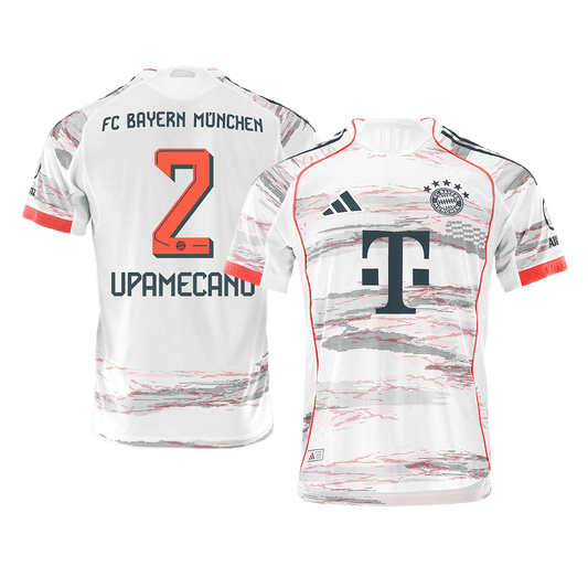 Bayern Munich Player Version Trikot Auswärts 2025/26 UPAMECANO #2 Slim Fit