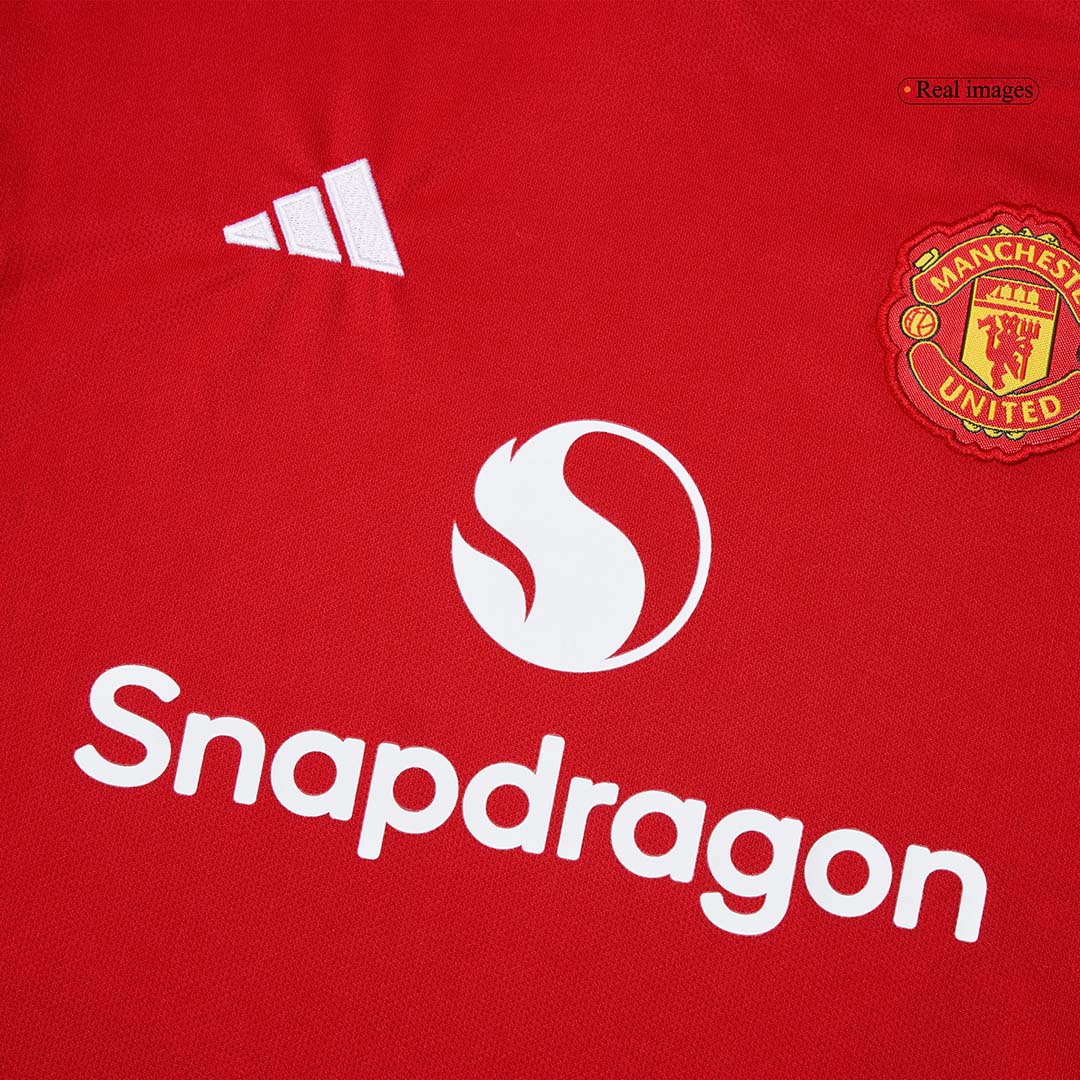 ManU Kinder Trikot Komplett-Set Heim 2025/26