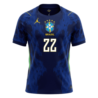 Brazil World Cup Trikot Auswärts 2026 JOÃO PEDRO #22