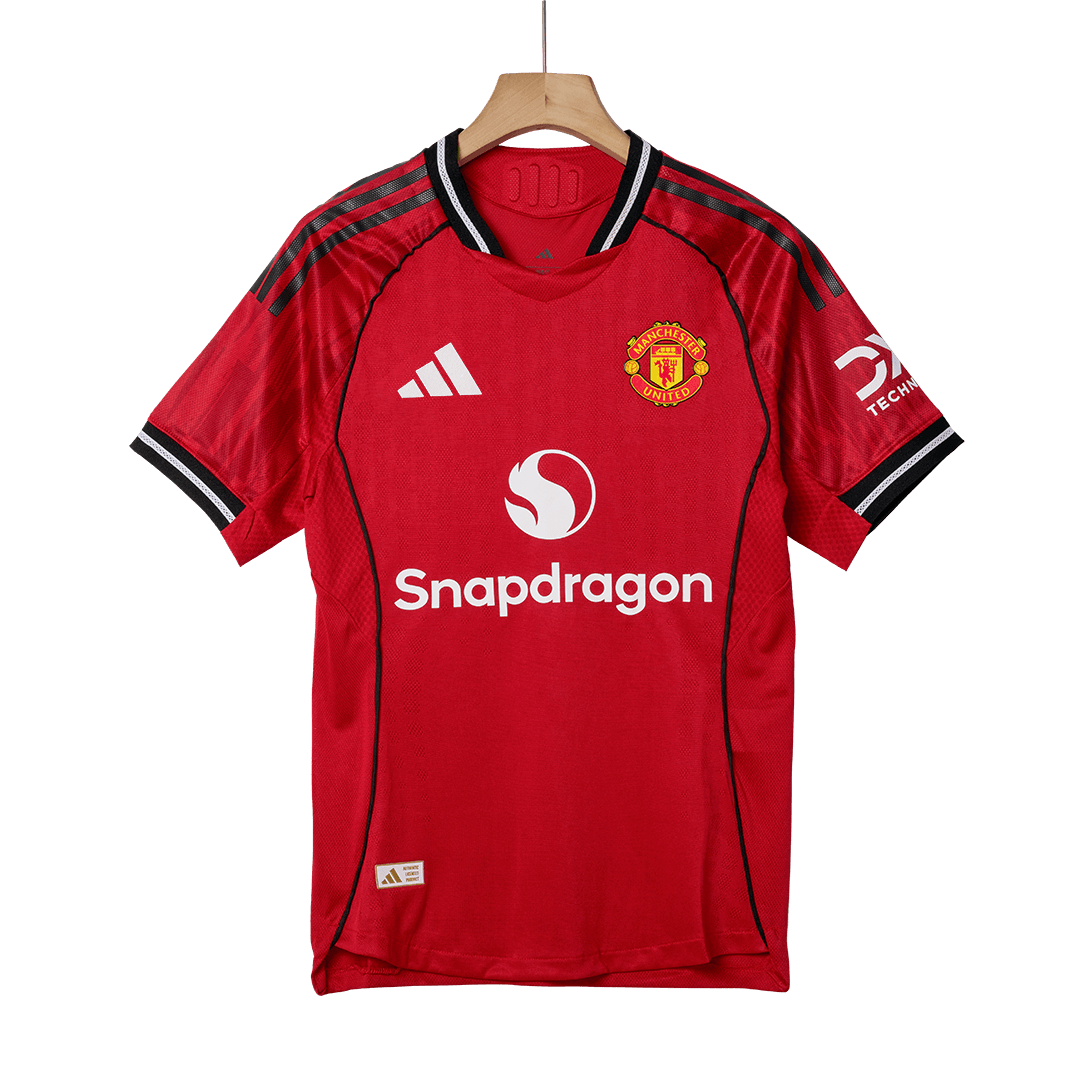 ManU Player Version Trikot Heim 2025/26 B.FERNANDES #8 Slim Fit