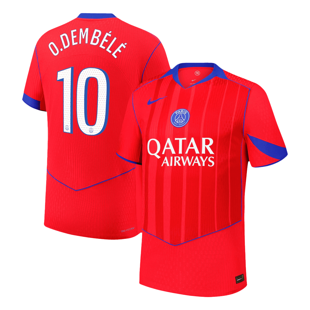 PSG Player Version Trikot Drittes Auswärts 2025/26 O.DEMBÉLÉ #10 Slim Fit