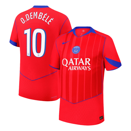 PSG Player Version Trikot Drittes Auswärts 2025/26 O.DEMBÉLÉ #10 Slim Fit