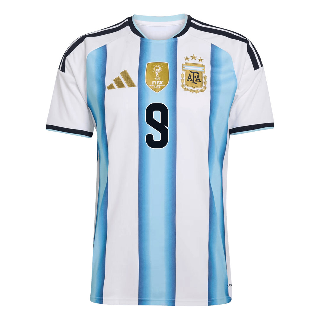 Argentina World Cup Trikot Heim 2026 J.ÁLVAREZ #9 [PREMIUM]