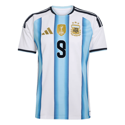 Argentina World Cup Trikot Heim 2026 J.ÁLVAREZ #9 [PREMIUM]