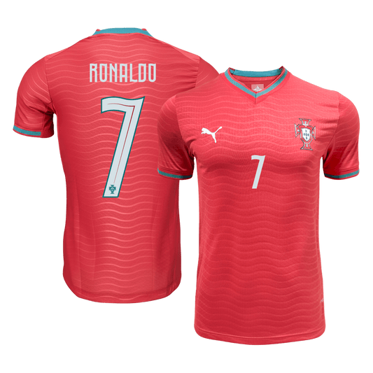 Portugal World Cup Player Version Trikot Heim 2026 RONALDO #7 Slim Fit
