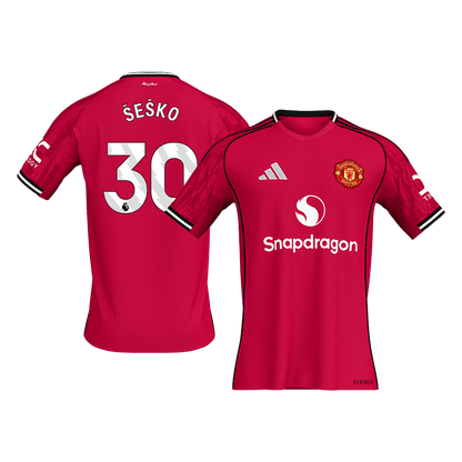 ManU Trikot Heim 2025/26 ŠEŠKO #30 [PREMIUM]