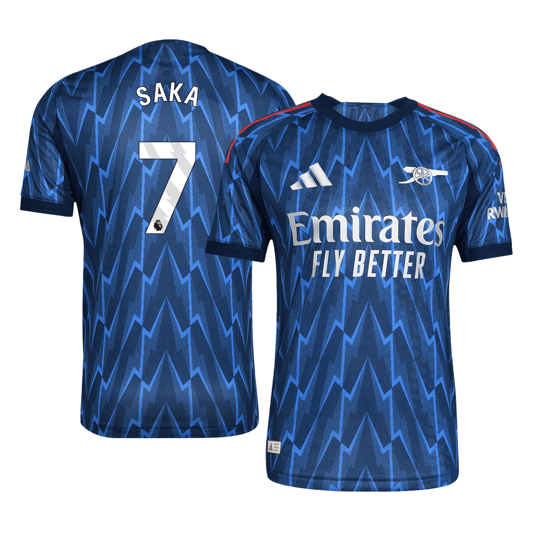 Die Gunners Player Version Trikot Auswärts 2025/26 SAKA #7 Slim Fit