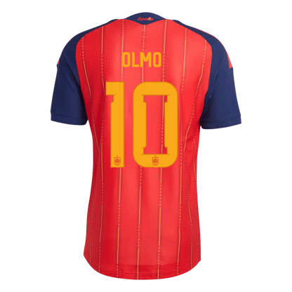 Spain World Cup Player Version Trikot Heim 2026 OLMO #10 Slim Fit