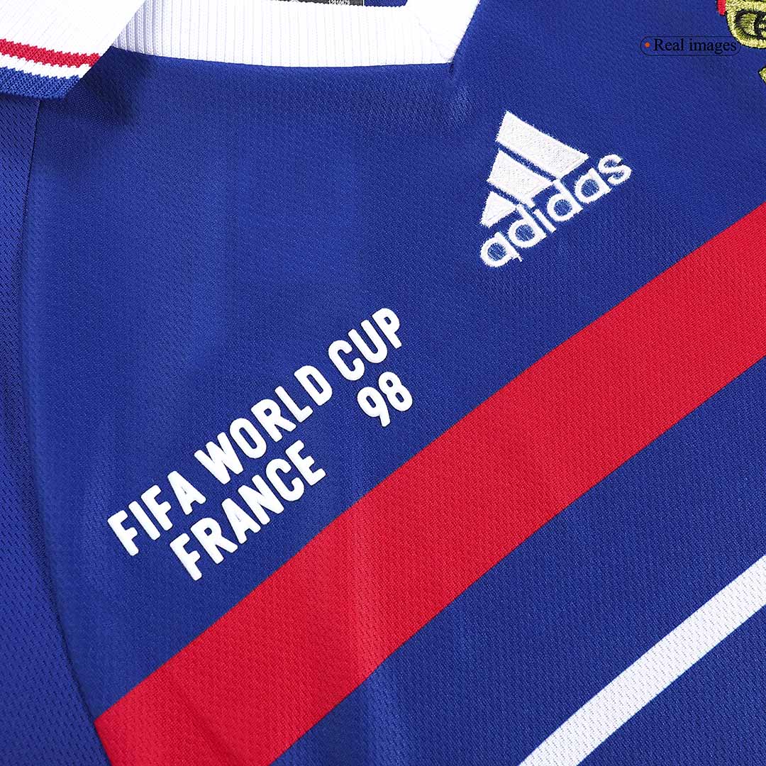 France World Cup Retro Trikot Heim 1998 ZIDANE #10