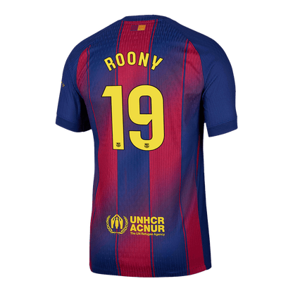 Barcelona Player Version Trikot Heim 2025/26 ROONY #19 Slim Fit