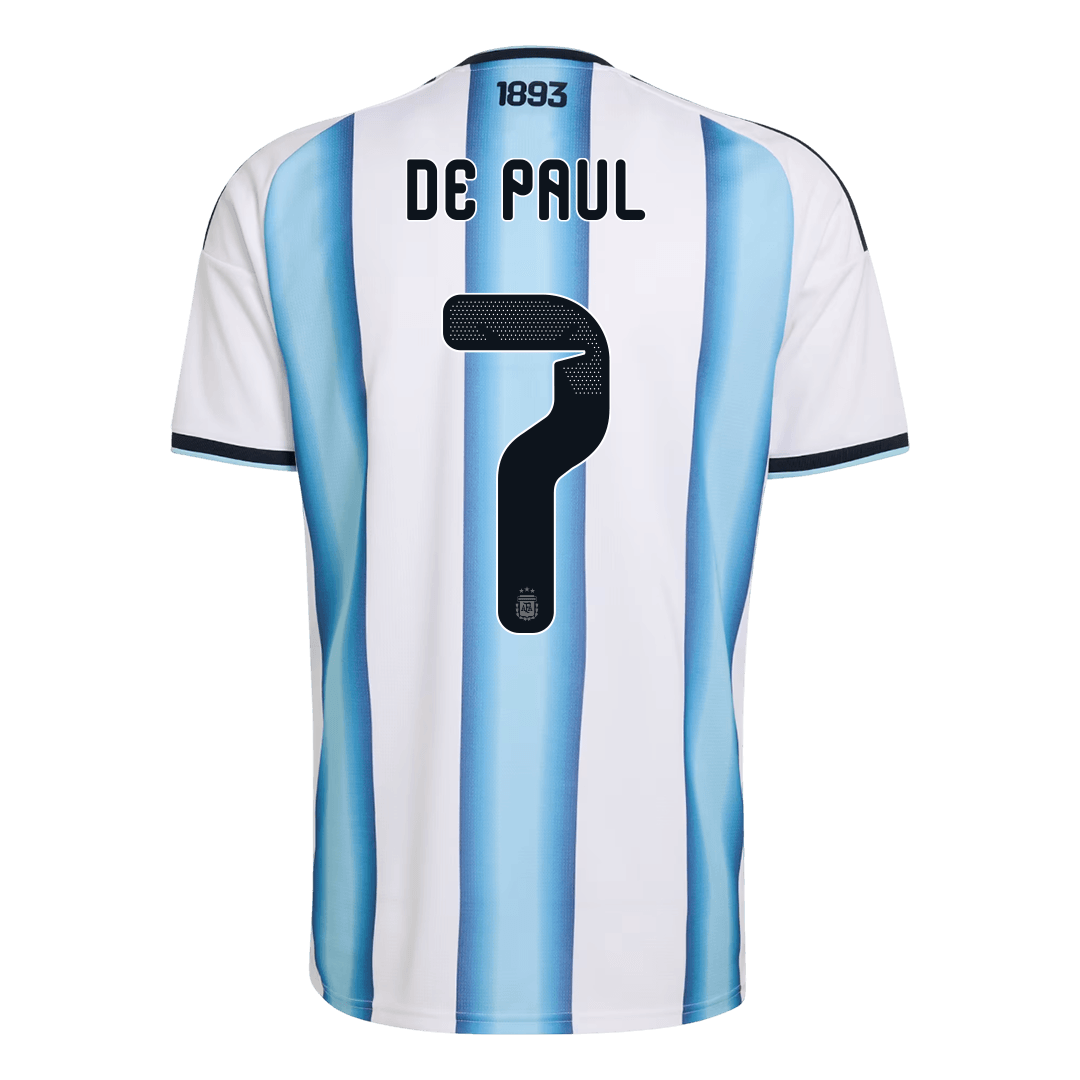 Argentina World Cup Trikot Heim 2026 DE PAUL #7 [PREMIUM]