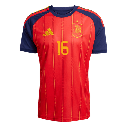 Spain World Cup Trikot Heim 2026 RODRIGO #16 [PREMIUM]