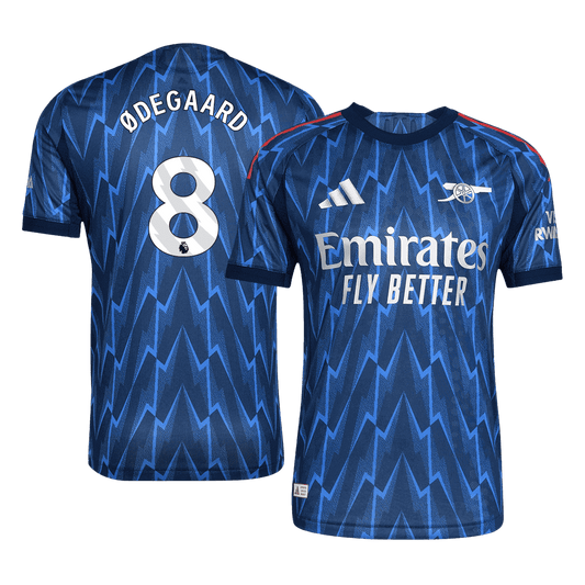 Die Gunners Player Version Trikot Auswärts 2025/26 ØDEGAARD #8 Slim Fit