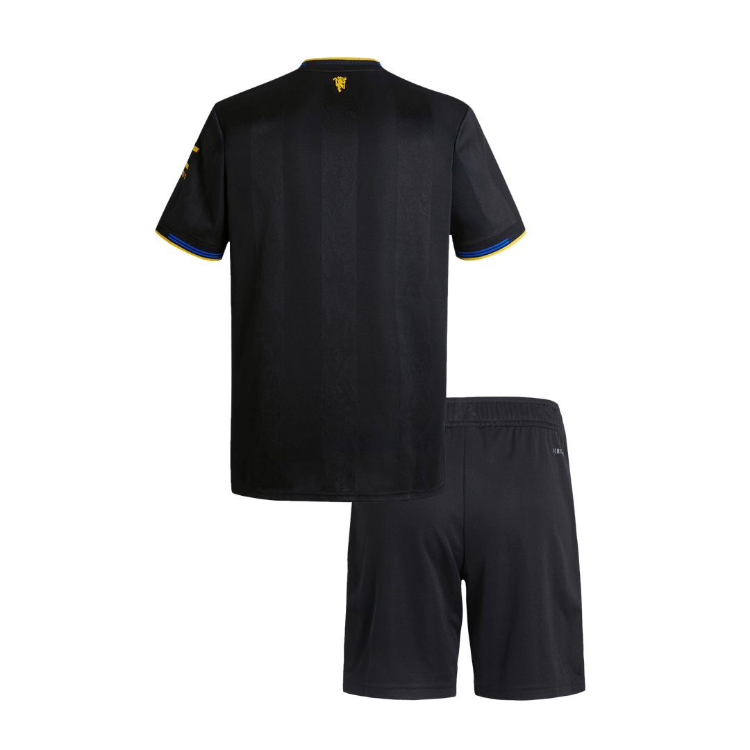 ManU Kinder Trikot Set Drittes Auswärts 2025/26