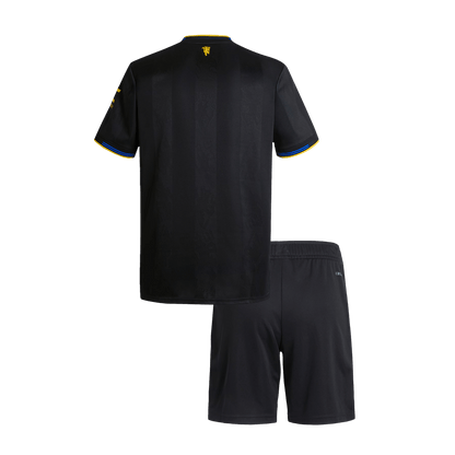 ManU Kinder Trikot Set Drittes Auswärts 2025/26